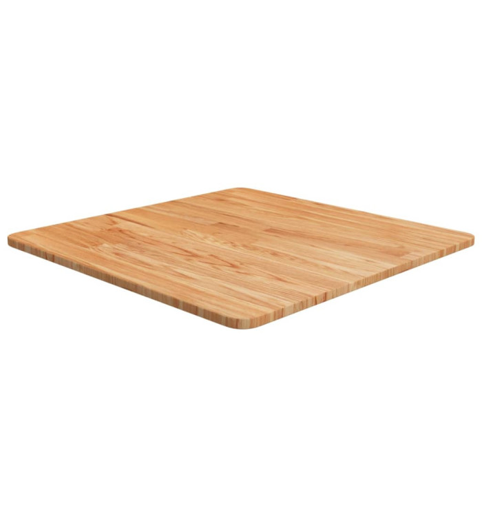 Dessus de table carré Marron clair60x60x1,5cm Bois chêne traité | Mobilier & Déco