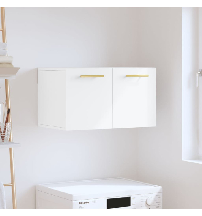 Armoire murale Blanc 60x36,5x35 cm Bois d'ingénierie | Mobilier & Déco
