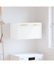 Armoire murale Blanc 60x36,5x35 cm Bois d'ingénierie | Mobilier & Déco