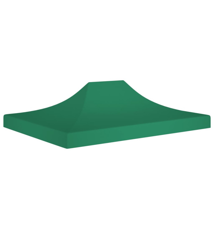 Toit de tente de réception 4,5x3 m Vert 270 g/m² | Mobilier & Déco