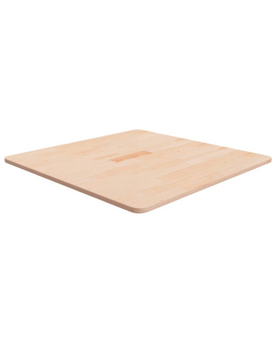 Dessus de table carré 70x70x1,5 cm Bois chêne massif non traité | Mobilier & Déco
