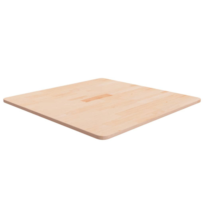 Dessus de table carré 70x70x1,5 cm Bois chêne massif non traité | Mobilier & Déco
