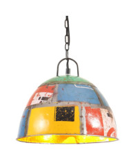 Lampe suspendue industrielle vintage 25W Multicolore Rond 31 cm | Mobilier & Déco
