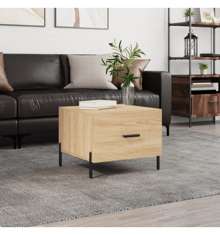 Table basse Chêne sonoma 50x50x40 cm Bois d'ingénierie | Mobilier & Déco