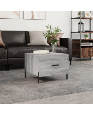 Table basse Sonoma gris 50x50x40 cm Bois d'ingénierie | Mobilier & Déco