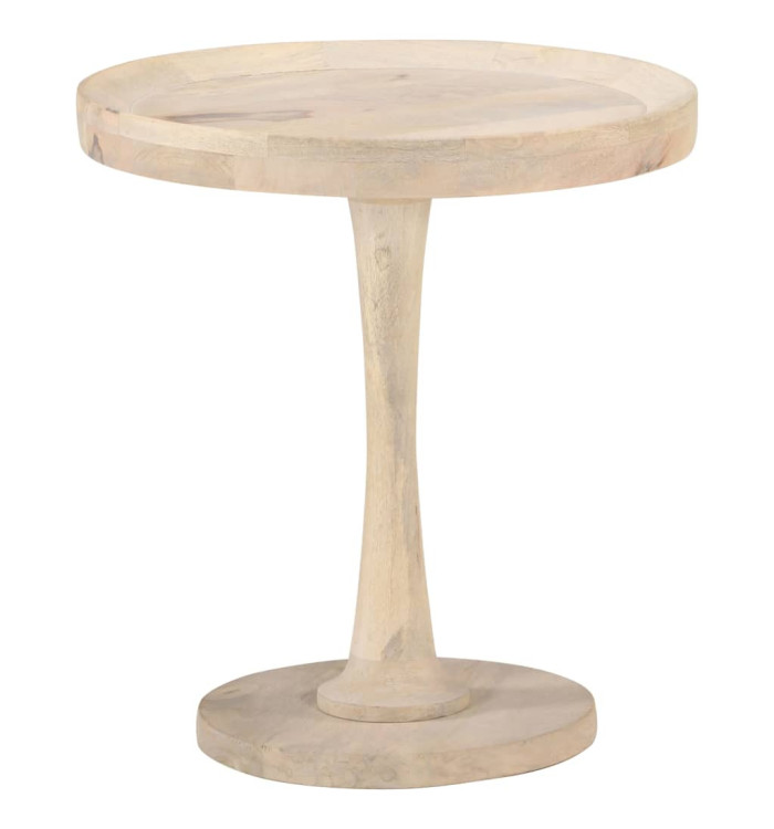 Table d'appoint Ø50x55 cm Bois de manguier massif | Mobilier & Déco