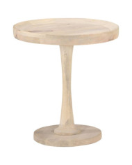 Table d'appoint Ø50x55 cm Bois de manguier massif | Mobilier & Déco