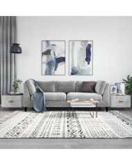 Tables basses 2 pcs gris béton 50x50x40 cm bois d'ingénierie | Mobilier & Déco
