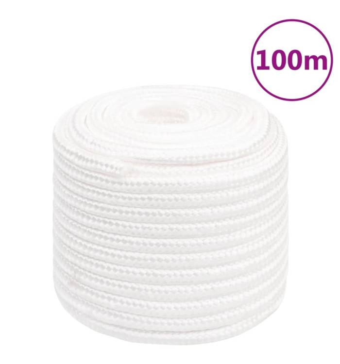 Corde de bateau Blanc complet 18 mm 100 m Polypropylène | Mobilier & Déco