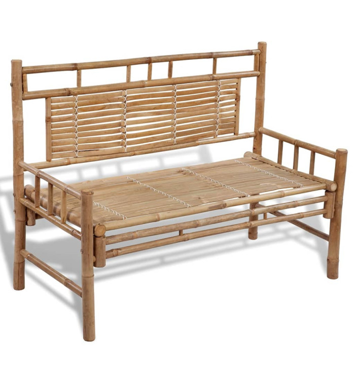 Banc de jardin 120 cm Bambou | Mobilier & Déco