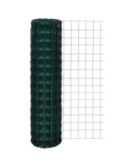 Clôture euro Acier 25 x 1,5 m Vert | Mobilier & Déco