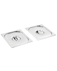 Couvercles de plateau 2 pcs GN 1/2 Acier inoxydable | Mobilier & Déco