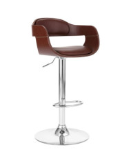 Tabouret de bar Marron Similicuir | Mobilier & Déco