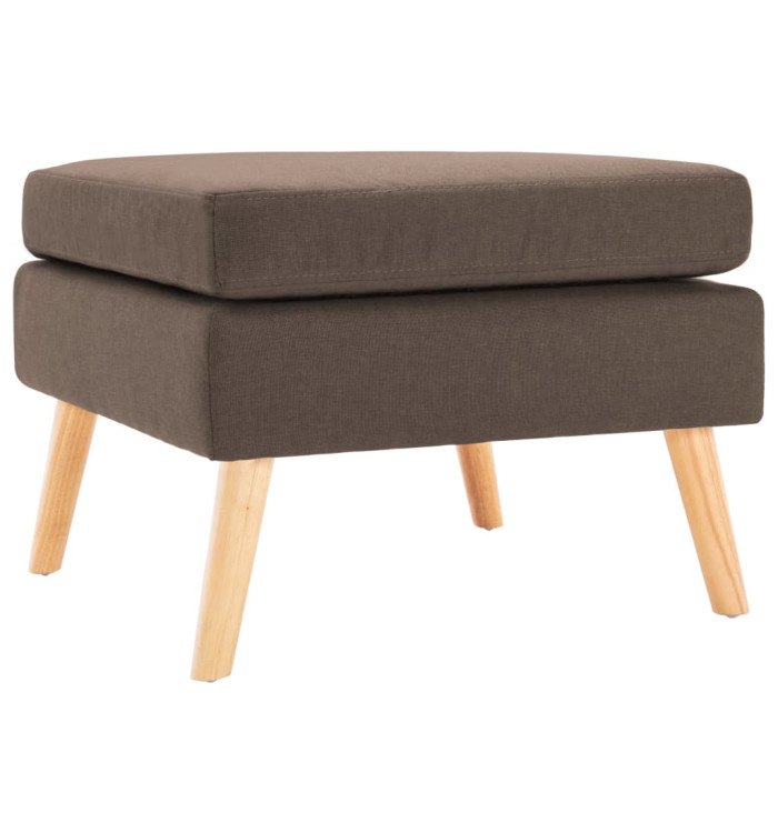 Repose-pied Marron Tissu | Mobilier & Déco