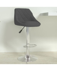Tabouret de bar Gris foncé Velours | Mobilier & Déco