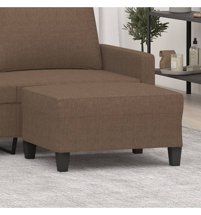 Repose-pied Marron 70x55x41 cm Tissu | Mobilier & Déco