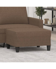 Repose-pied Marron 70x55x41 cm Tissu | Mobilier & Déco