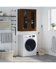Armoire murale chêne marron 69,5x34x90 cm | Mobilier & Déco