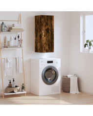 Armoire murale chêne fumé 34,5x34x90 cm | Mobilier & Déco