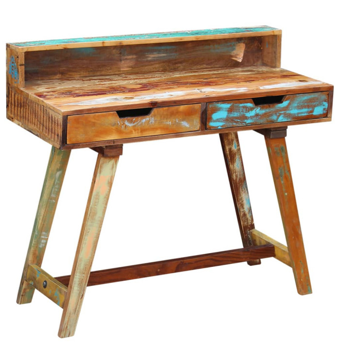 Bureau Bois de récupération massif | Mobilier & Déco