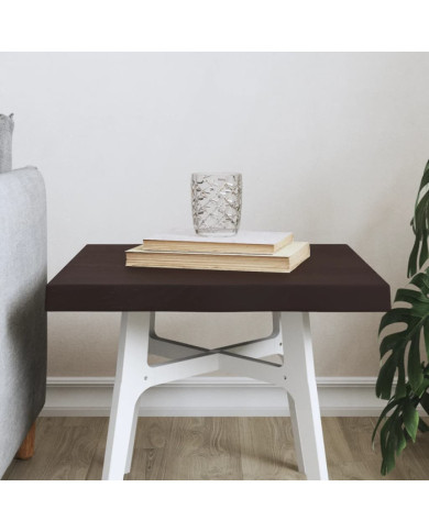 Dessus de table bois massif traité bordure assortie | Mobilier & Déco