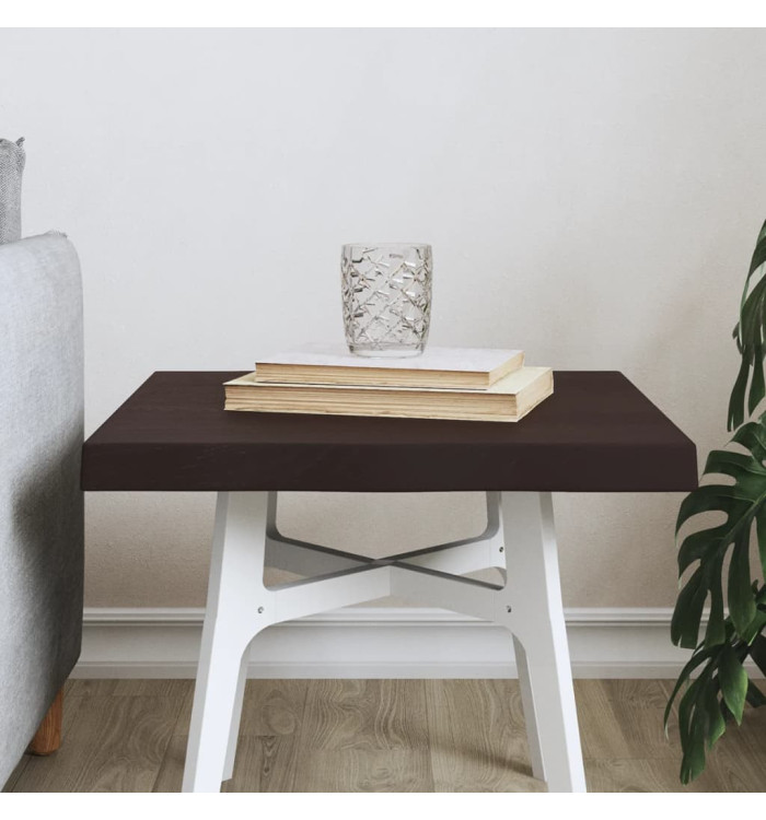 Dessus de table bois massif traité bordure assortie | Mobilier & Déco