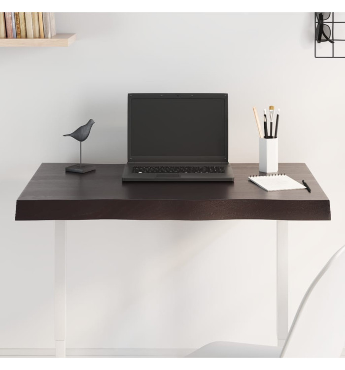 Dessus de table bois massif traité bordure assortie | Mobilier & Déco