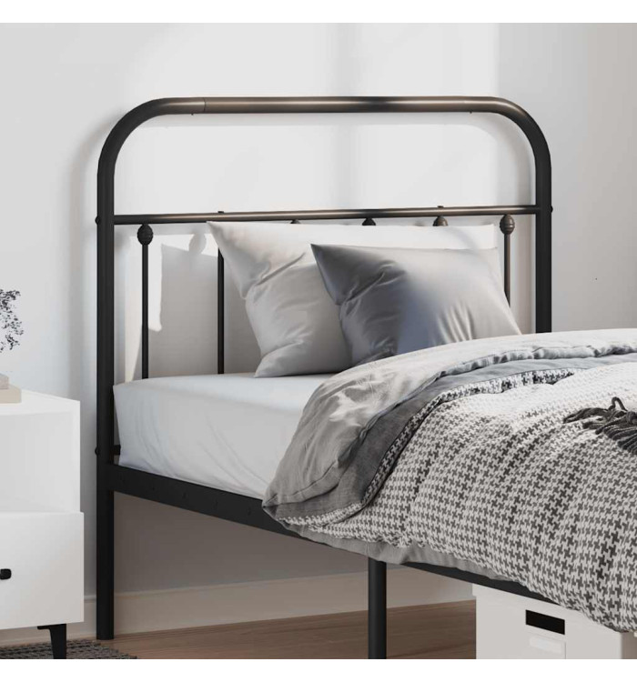 Tête de lit métal noir 100 cm | Mobilier & Déco