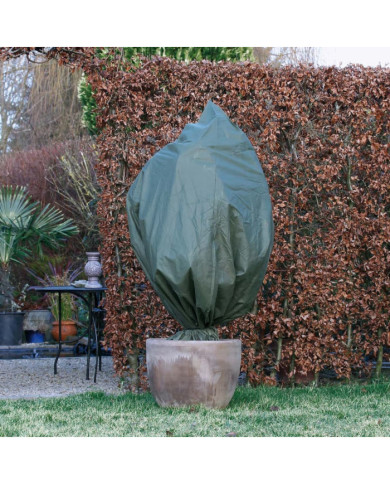 Nature Couverture polaire d'hiver 50 g/m² 157x100 cm vert | Mobilier & Déco