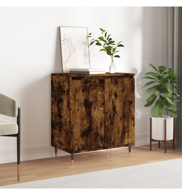 Buffet Chêne fumé 60x35x70 cm Bois d'ingénierie | Mobilier & Déco