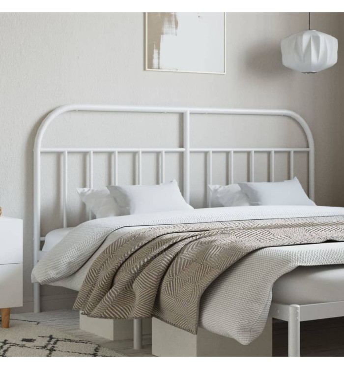 Tête de lit métal blanc 160 cm | Mobilier & Déco