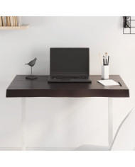 Dessus de table bois massif traité bordure assortie | Mobilier & Déco