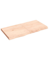Étagère murale 120x60x(2-6) cm bois de chêne massif non traité | Mobilier & Déco