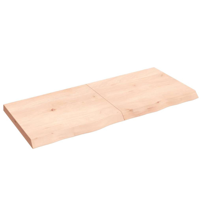 Étagère murale 140x60x(2-6) cm bois de chêne massif non traité | Mobilier & Déco