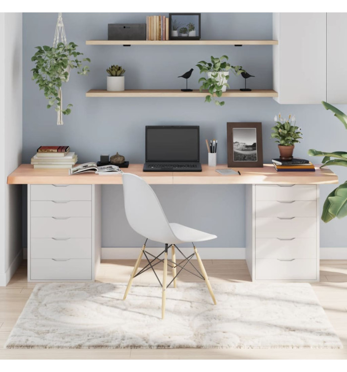 Dessus de table 220x50x(2-6) cm bois de chêne massif non traité | Mobilier & Déco