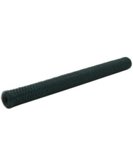 Grillage Acier avec revêtement en PVC 25x1,5 m Vert | Mobilier & Déco