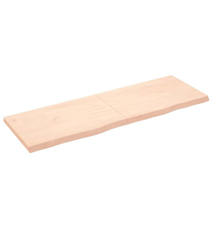 Étagère murale 180x60x(2-6) cm bois de chêne massif non traité | Mobilier & Déco