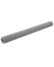 Grillage pour volière Acier galvanisé 25x1,5 m Argenté | Mobilier & Déco