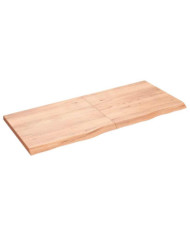 Étagère murale marron clair bois chêne massif traité | Mobilier & Déco