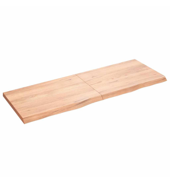 Étagère murale marron clair bois chêne massif traité | Mobilier & Déco