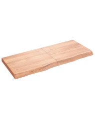 Étagère murale marron clair bois chêne massif traité | Mobilier & Déco
