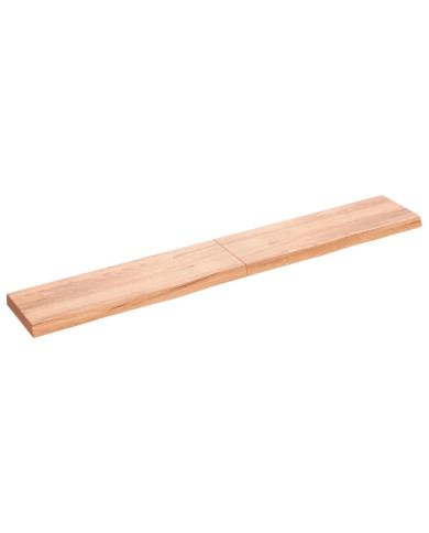 Étagère murale marron clair bois chêne massif traité | Mobilier & Déco