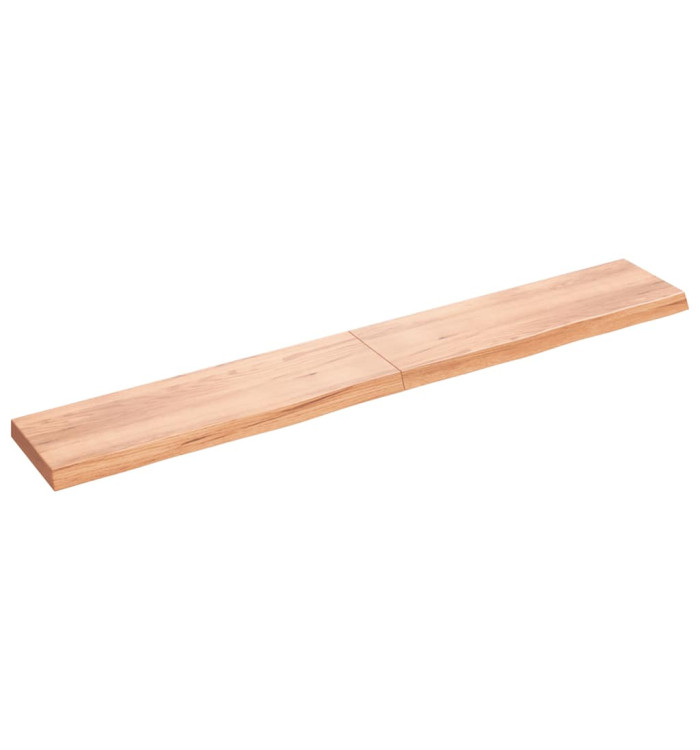 Étagère murale marron clair bois chêne massif traité | Mobilier & Déco