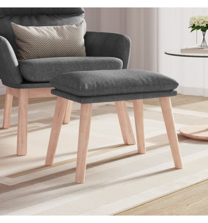 Repose-pied Gris clair 45x29,5x35 cm Tissu | Mobilier & Déco