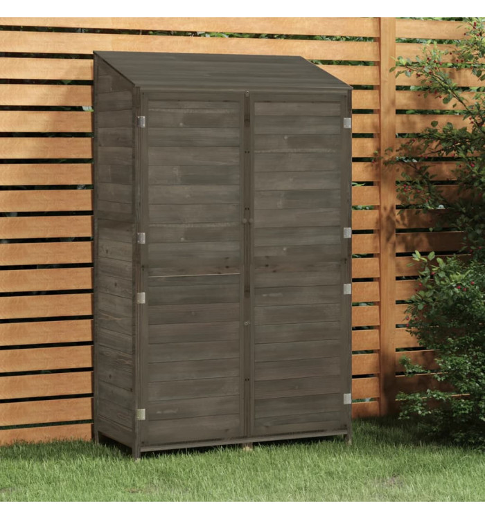 Remise de jardin Anthracite 102x52x174,5cm Bois de sapin solide | Mobilier & Déco