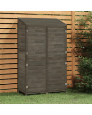 Remise de jardin Anthracite 102x52x174,5cm Bois de sapin solide | Mobilier & Déco