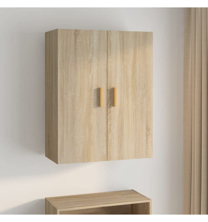 Armoire murale suspendue Chêne sonoma 69,5x34x90 cm | Mobilier & Déco
