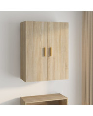 Armoire murale suspendue Chêne sonoma 69,5x34x90 cm | Mobilier & Déco