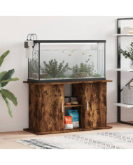 Support pour aquarium chêne fumé 101x41x58 cm bois d'ingénierie | Mobilier & Déco