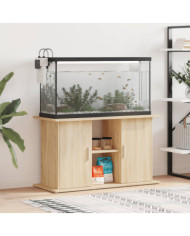 Support d'aquarium chêne sonoma 101x41x58 cm bois d'ingénierie | Mobilier & Déco
